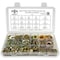 Boltsandnuts.Com Inch Grade 8 Hex Nut, Flat & Lock Washers Assortment - 351 Pcs Assortment Kit #184 - alternate 1